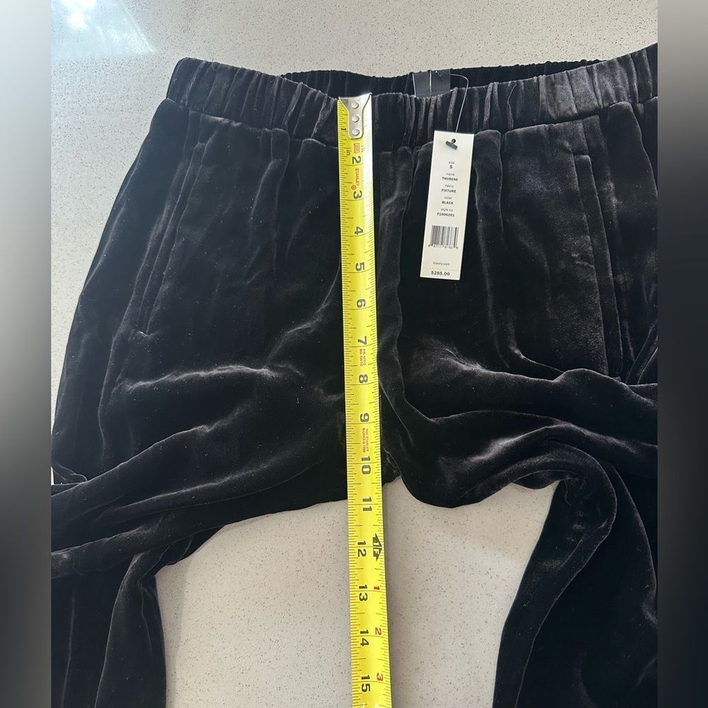 BRAND NEW with TAG! Theory velvet black pants Thorene size small - Picture 5 of 10
